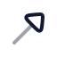 Arrowupright icon with twotone rounded style