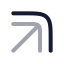 Arrowuprightstack icon with twotone rounded style