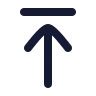 Arrow Up To Line icon preview