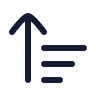 Arrow Up Wide Narrow icon preview