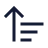Arrow Up Wide Narrow icon preview
