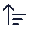 Arrow Up Wide Narrow icon preview