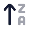 Arrow Up Z A icon preview