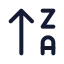 Arrowupza icon with duotone standard style
