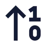 Arrow Up 10 icon preview