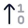 Arrow Up 10 icon preview