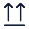Arrows Up From Line icon preview