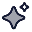 Artificialintelligence icon with duotone rounded style