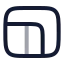 Aspectratio icon with twotone rounded style
