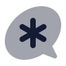 Asterisk icon preview