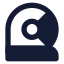 Astronaut icon with solid standard style