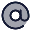 Atsign icon with duotone standard style