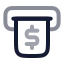 Atm icon with twotone rounded style