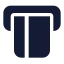 Atm icon with solid standard style