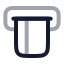 Atm icon with twotone rounded style
