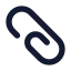 Attachment icon with solid standard style