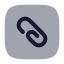 Attachmentsquare icon with bulk rounded style