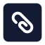 Attachmentsquare icon with solid standard style