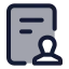 Auction icon with duotone standard style