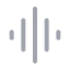 Audiolines icon with duotone rounded style