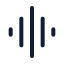 Audiolines icon with duotone standard style