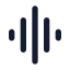 Audiolines icon with solid standard style
