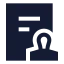 Audit icon with solid sharp style