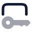 Authorized icon with bulk rounded style