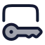 Authorized icon with duotone rounded style