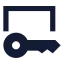 Authorized icon with solid sharp style