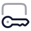 Authorized icon with twotone rounded style