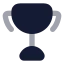 Award icon with bulk rounded style