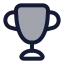 Award icon with duotone rounded style