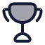 Award icon with duotone rounded style
