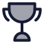 Award icon with duotone standard style