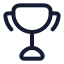 Award icon with stroke rounded style
