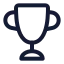 Award icon with stroke standard style