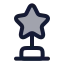 Award icon with duotone rounded style