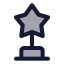 Award icon with duotone standard style