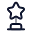 Award icon with twotone rounded style