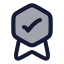 Award icon with duotone rounded style