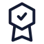 Award icon with stroke standard style