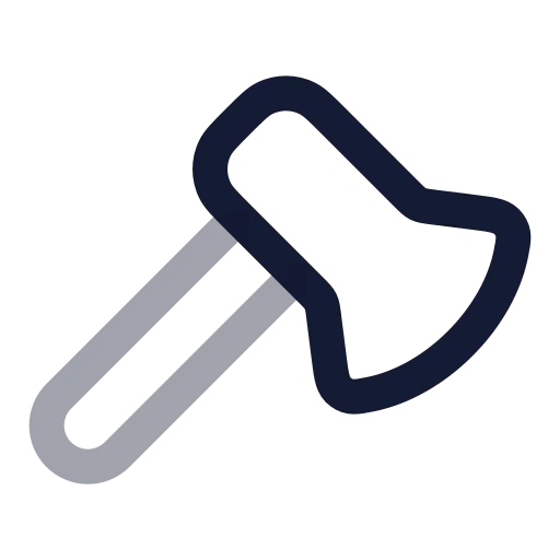 Axe Icon in Twotone Rounded style