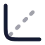 Axis 3 D icon with bulk rounded style