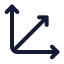 Axis 3 D icon with duotone standard style