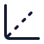 Axis 3 D icon with duotone standard style