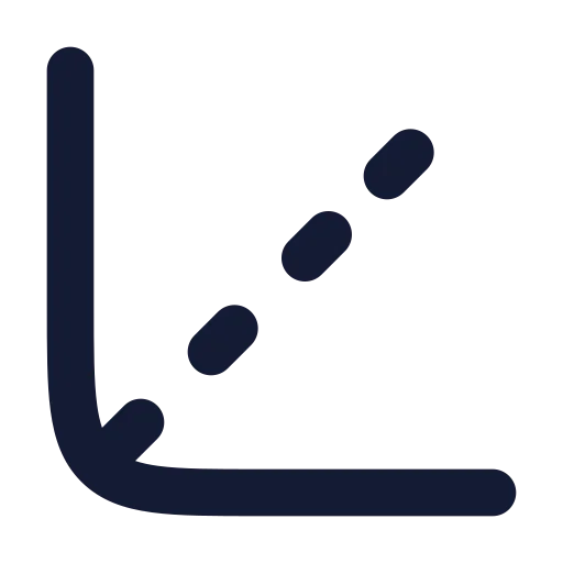 Axis 3 D Icon in Solid Rounded style