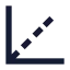 Axis 3 D icon with solid sharp style