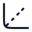Axis 3 D icon with stroke rounded style