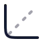 Axis 3 D icon with twotone rounded style